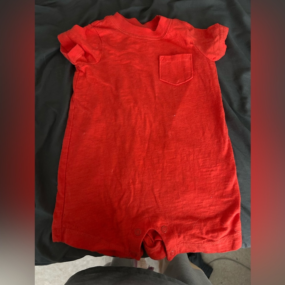 Carter's Red One Piece Bodysuit